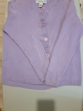 ⭐️ Sutton Studio Lilac Button-Front Women's Cardigan Sweater
